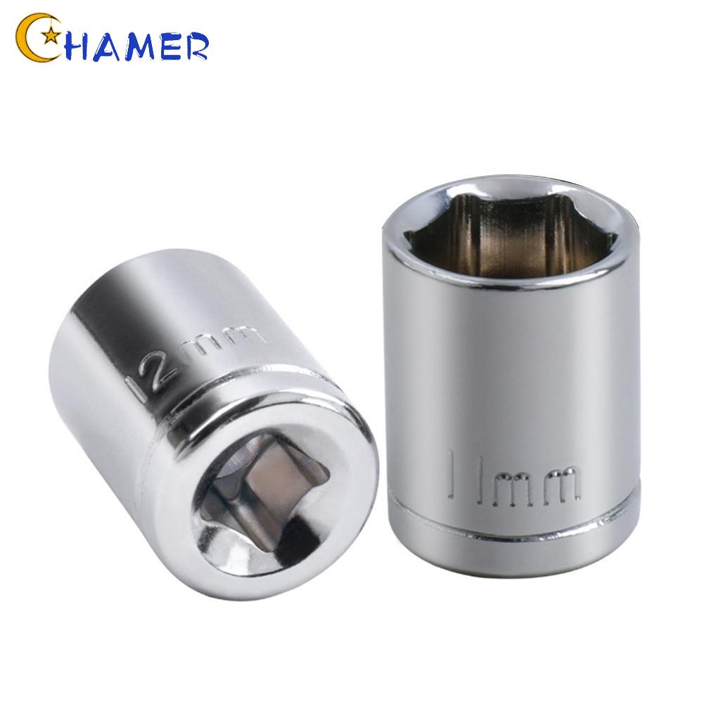 CHAMER- ~9pcs 1 4 inch Drive 513mm Hex Bit Metric Socket Wrench Head Nut Removal Tool hNxHjKqu eZoaFbY