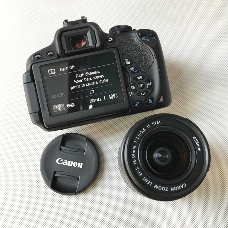 Bộ máy ảnh Canon EOS Kiss X7i  + lens 18-55mm IS STM