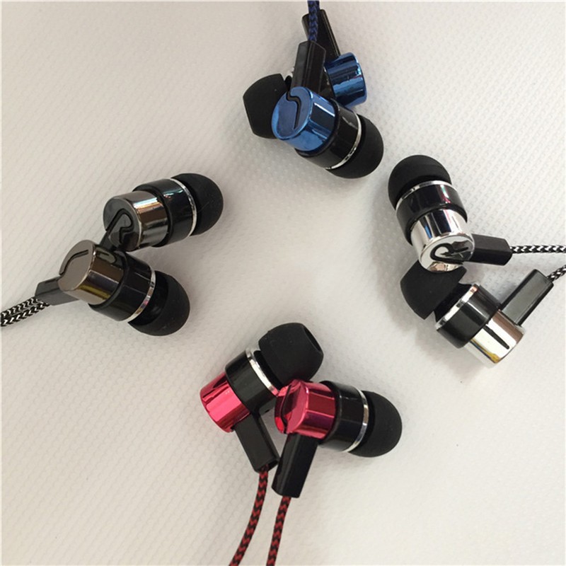 Tai nghe nhét tai 3.5mm âm thanh stereo có mic kiểu dáng thời trang cho điện thoại