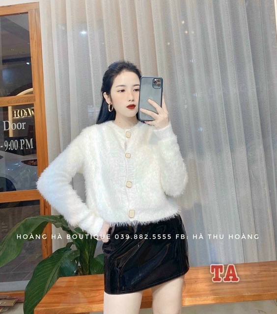 Áo khoác len cardigan lông hàng đẹp Quảng Châu | BigBuy360 - bigbuy360.vn