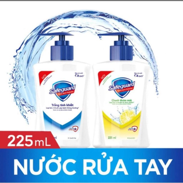 Nước rửa tay Safeguard 225ml