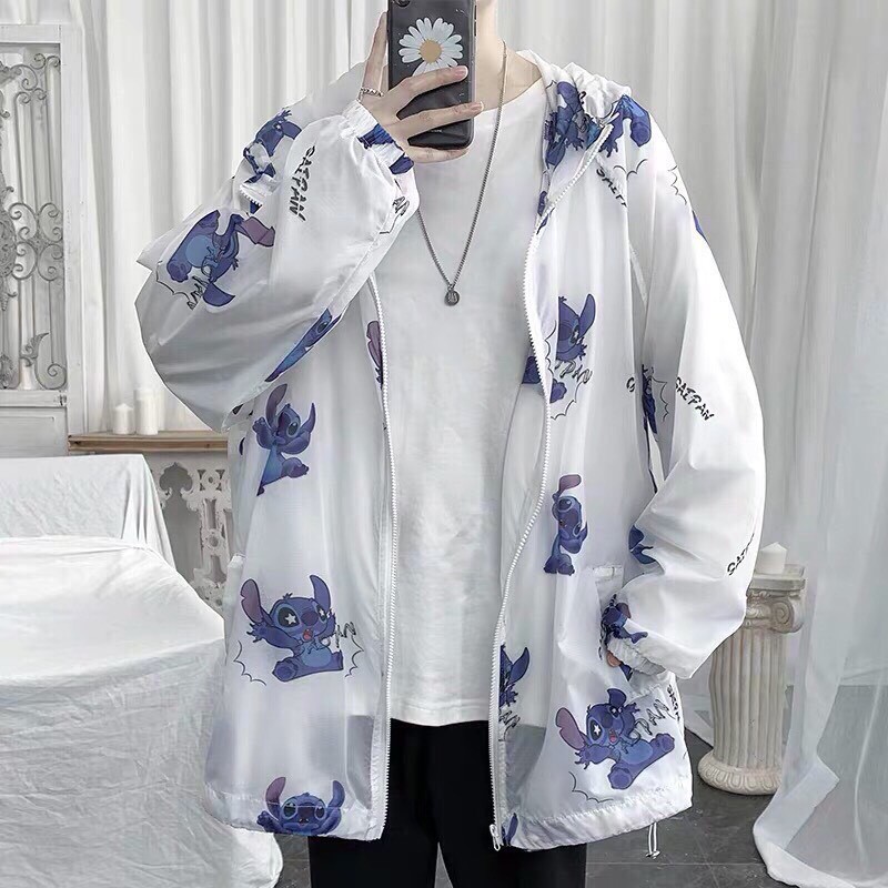 &lt; FREESHIP &gt; Áo khoác dù teen nam nữ 2 lớp lót dù in 3D vải đẹp