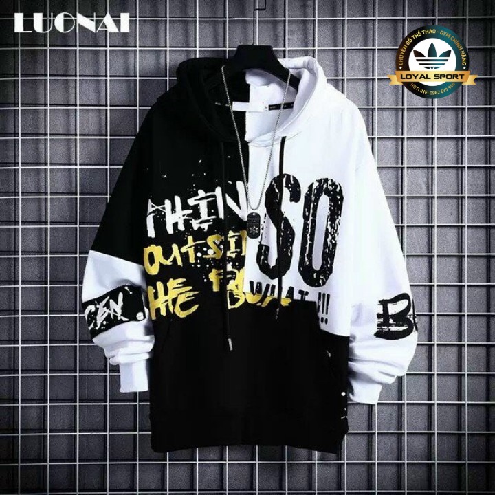 [Xả lỗ ] Áo Hoodie Nam Chất Nỉ Hàng FREESIZE 1 Cỡ Form Dáng Rộng Dưới 1m68 65KG Sành Điệu Hợp Thời Trang Giới Teen | BigBuy360 - bigbuy360.vn