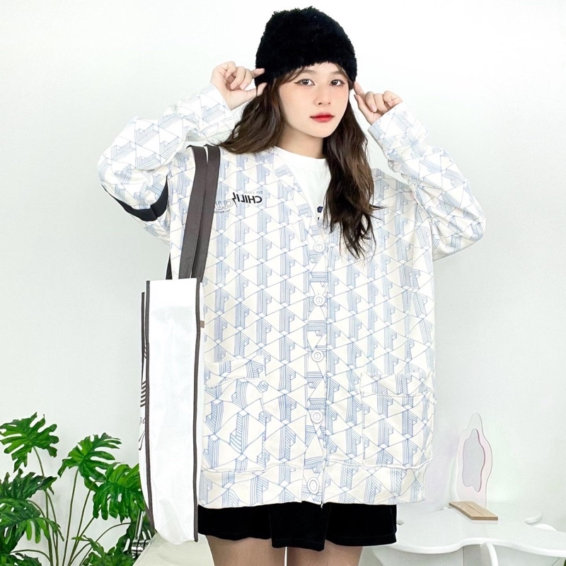 Áo  Khoác Cardigan CHILICLUB (Hoạ tiết )