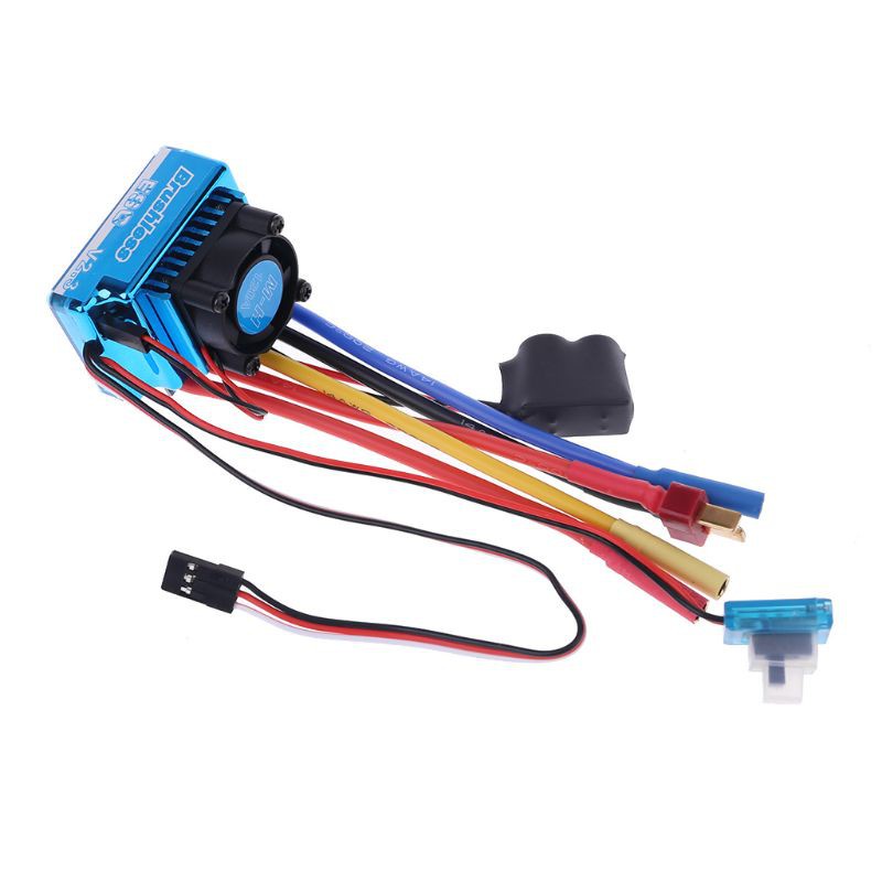 Bộ Điều Khiển Tốc Độ Không Chổi Than Esc Chống Nước Chống Bụi 45a 60a 80a 120a Cho Xe Hơi Điều Khiển Từ Xa 1 / 8 1 / 10 1 / 12