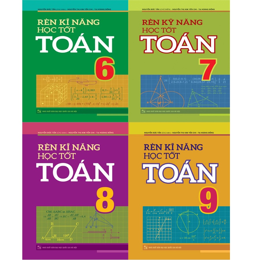 Sách: Rèn Kĩ Năng Học Tốt Toán - Trung Học Cơ Sở - TB