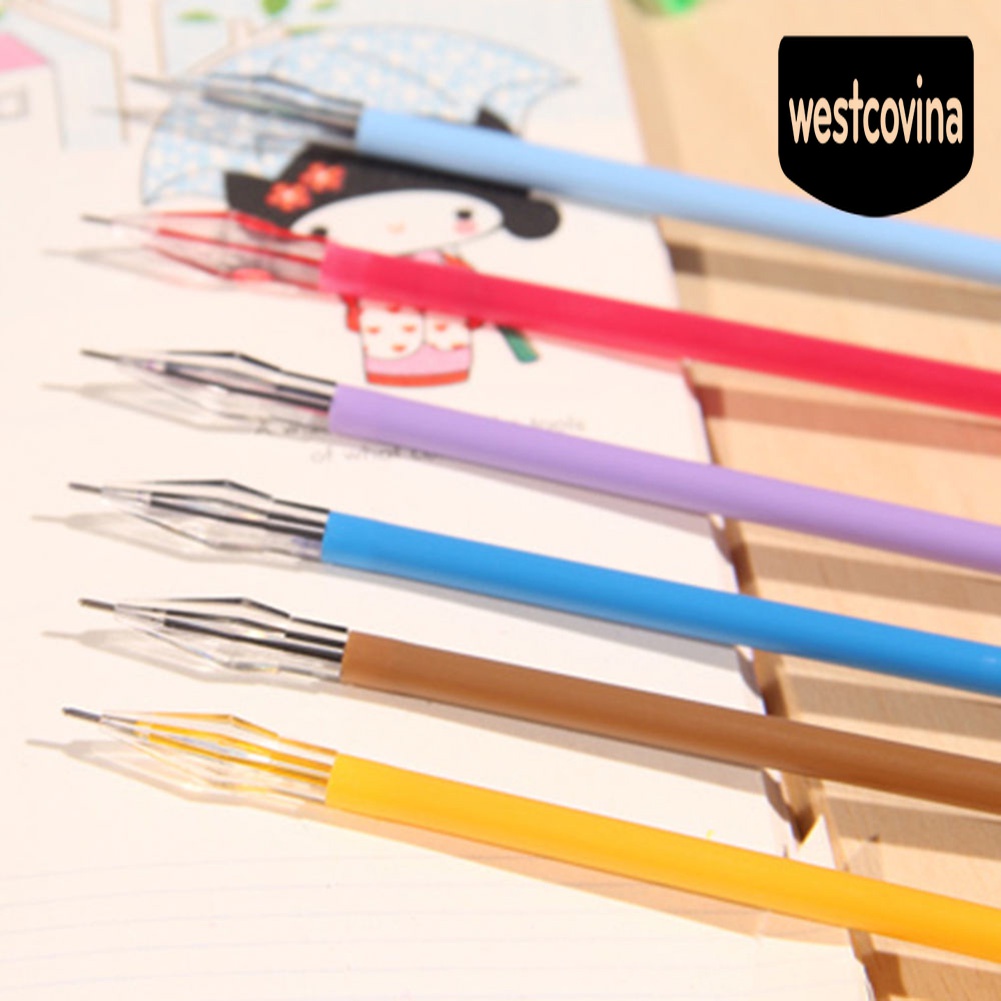 Phương Tây✎Set 12 Bút Mực Nhiều Màu Sắc