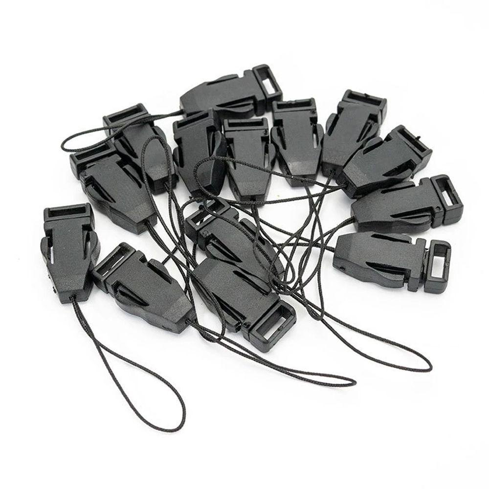 [COD] Set 10 Dây Buộc Điện Thoại/Hành Lý Có Khóa Màu Đen Mini