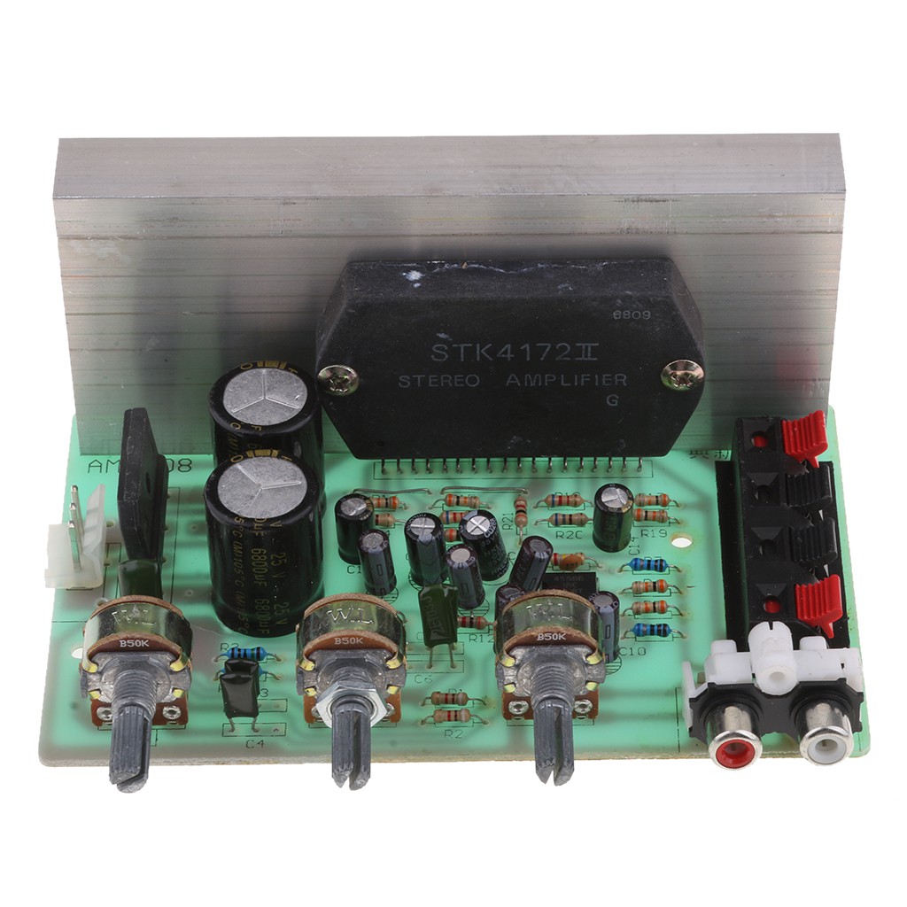Phấn Trang Điểm Shiwaki1  ↙Phụ Kiện Cho Xe Hơi SHIWAKI SHIWAKI↙ Bảng Mạch Khuếch Đại Âm Thanh DX0408 100W DC 12V