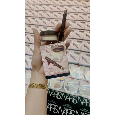 Set phấn phủ laura mercier mini