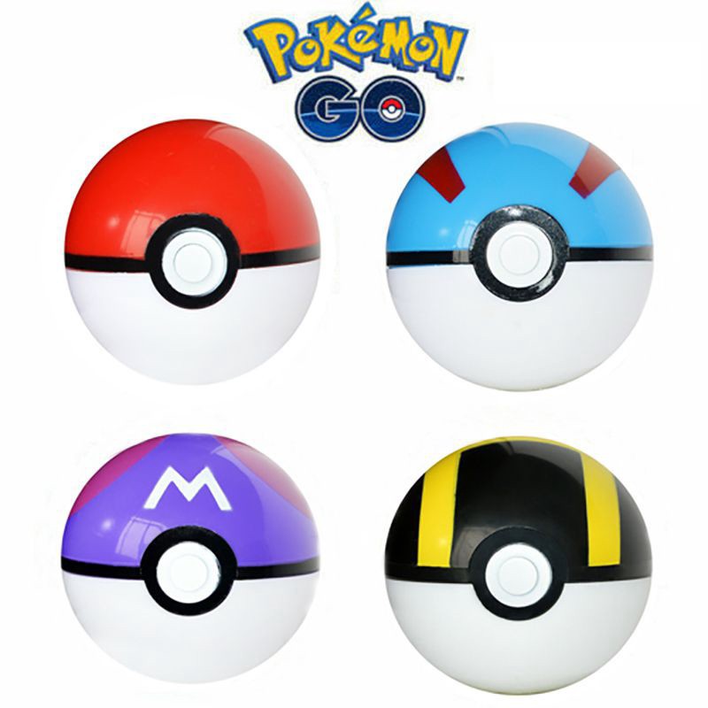 Quả bóng pokemon đồ chơi bằng nhựa cỡ 7cm 13 kiểu tùy chọn