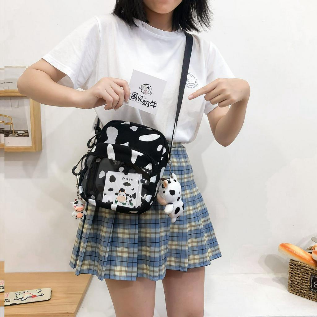 Túi Xách Canvas Họa Tiết In Thời Trang Cho Nữ