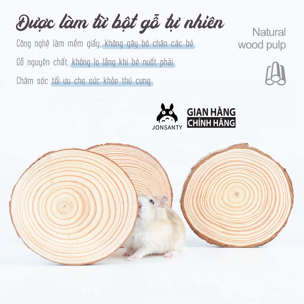 Giấy lót chuồng Jonsanty thảo mộc 🌸 Giấy lót mềm cho hamster thỏ bọ chinchilla
