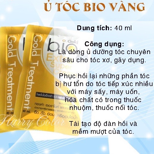 Gói Ủ tóc Bio Treatment siêu mềm mượt tiện lợi tại nhà