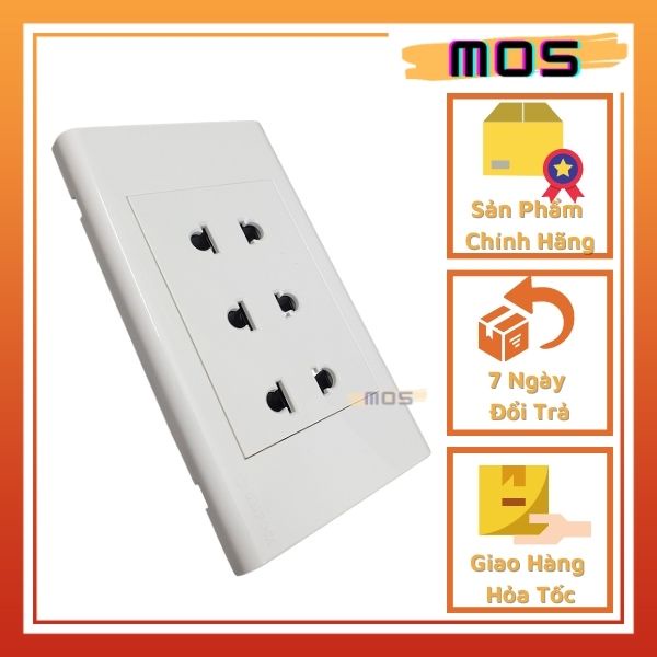 Mặt ổ cắm Vanlock có công tắc chất liệu nhựa cao cấp ⚡⚡1 đổi 1⚡⚡ hàng chính hãng Mos Shop