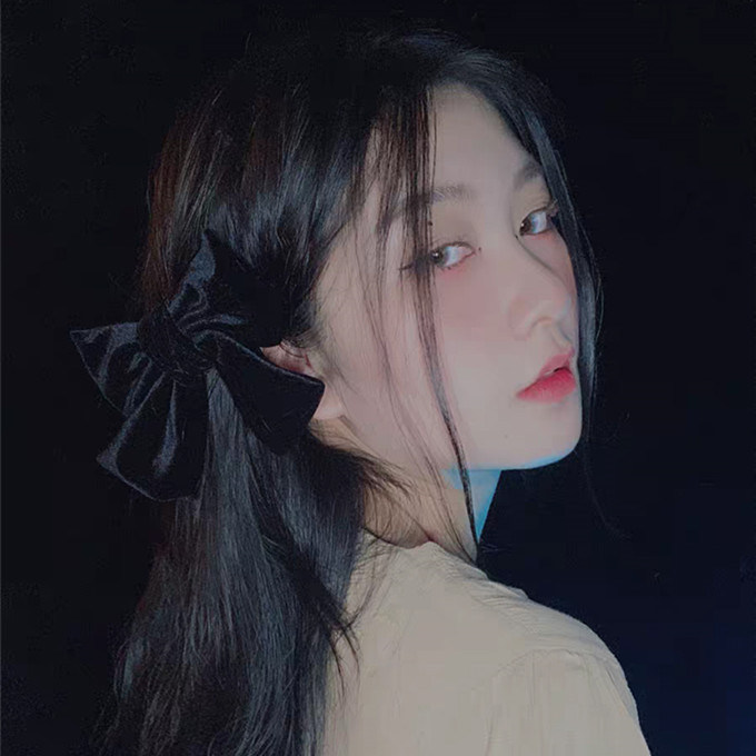 Kẹp tóc nơ vải nhung nữ tính thời trang