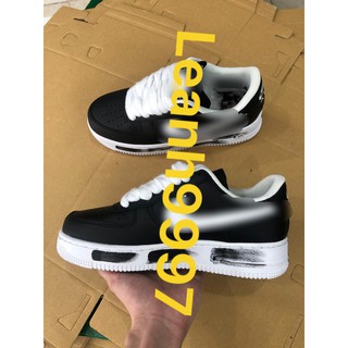 Giày thể thao sneaker đen hoa cúc