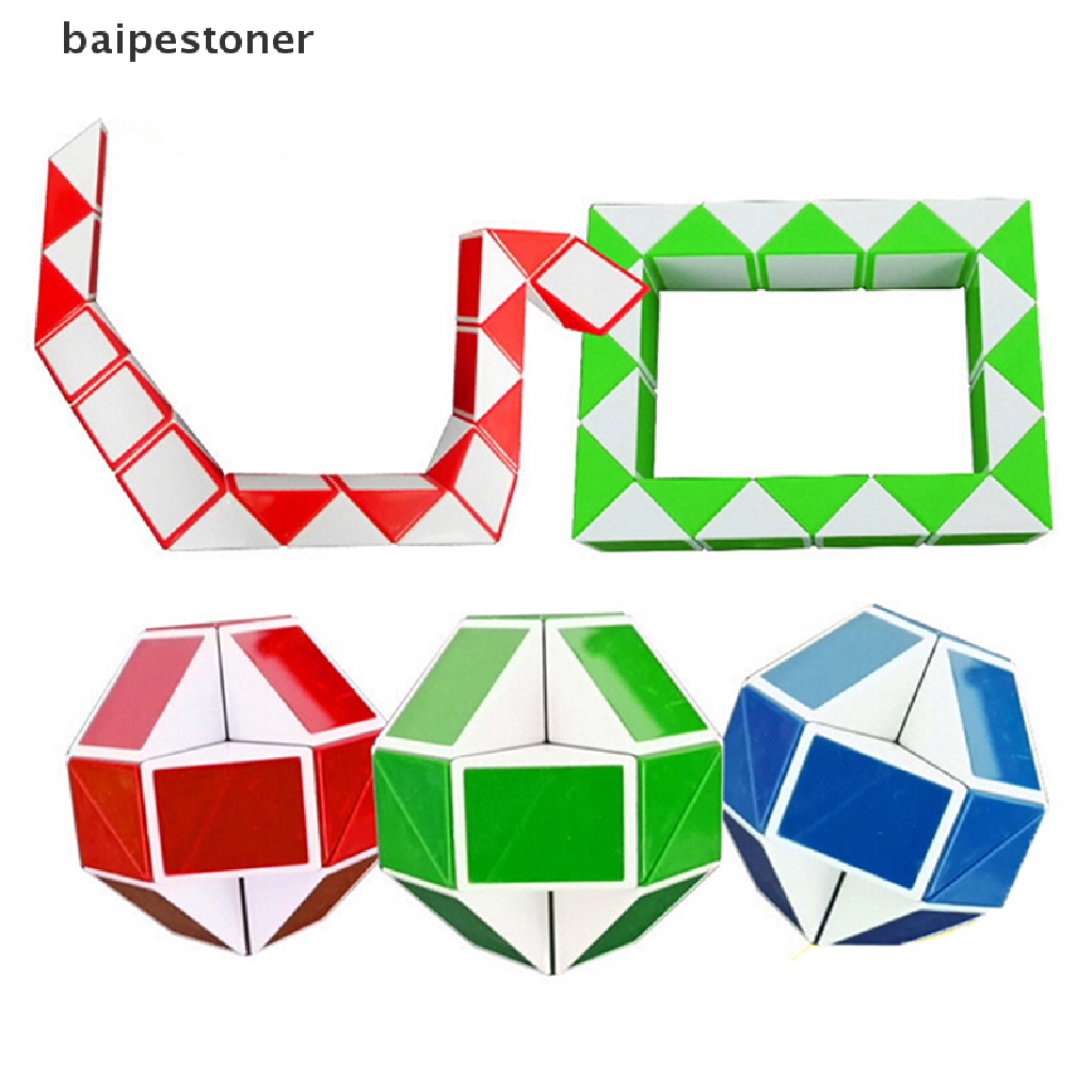 [Bipestoner] Đồ Chơi Xếp Hình Con Rắn 3d Ma Thuật Phổ Biến Cho Trẻ Em