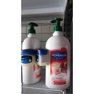 Sữa tắm Monsavon chiết xuất hoa dâm bụt, quả lựu đỏ và sữa 750ml- tặng sáp dưỡng ẩm Vaseline 50ml