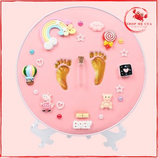(HÀNG LOẠI 1) BỘ IN DẤU TAY CHÂN 3D CHO BÉ