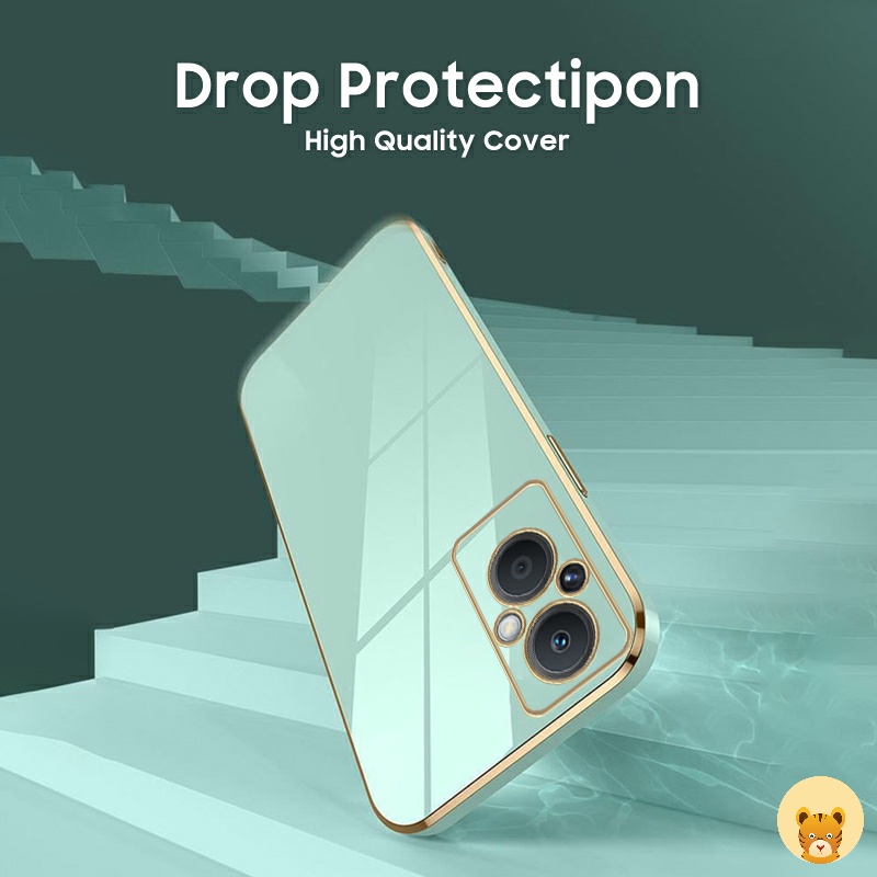 Ốp Điện Thoại Mạ Điện 7 Màu Sang Trọng Đơn Giản Dành Cho Oppo Reno 7 Reno 7Z