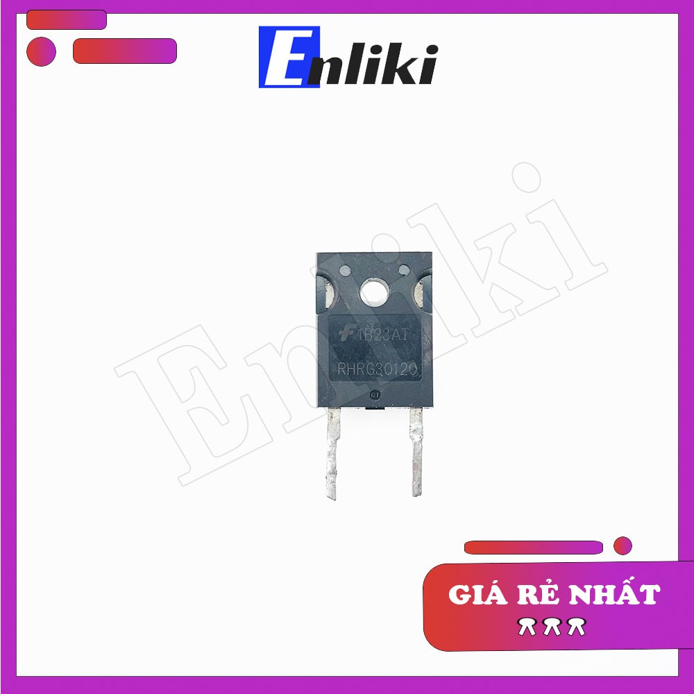 Diode Xung 30A 1200V RHRG30120 TO247 (Tháo Máy)