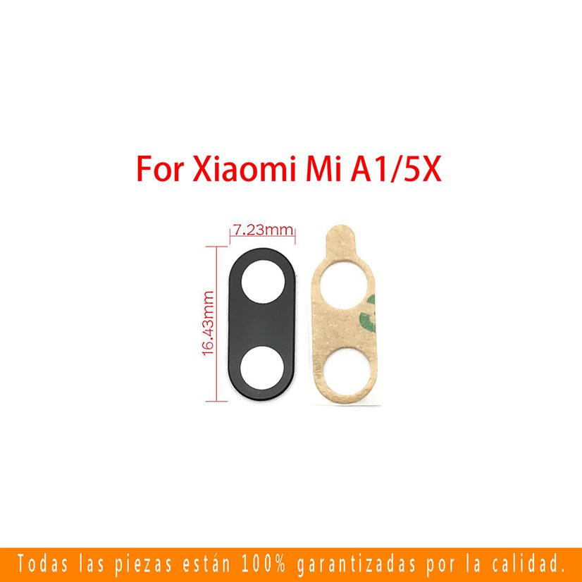 Nắp Đậy Ống Kính Camera Sau Bằng Thủy Tinh Cho Xiaomi Mi 5x 6x A1 A2 A3 Xiaomi Mi A1 5x A2 6x A3