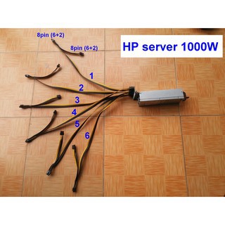 Nguồn sever HP 1000W cho trâu cày và Asic (Bitcoin, ETH, ZEC ...)