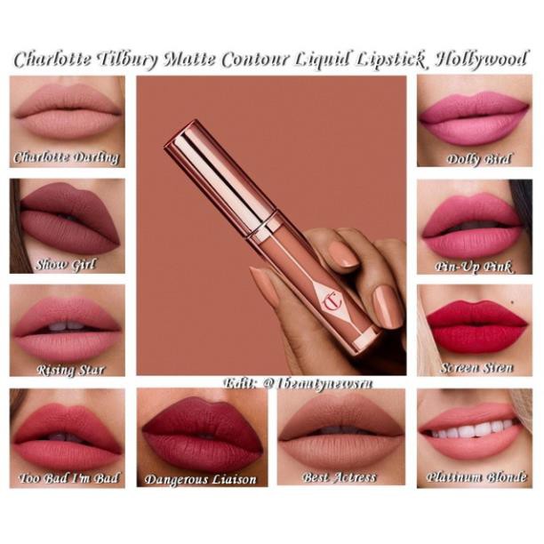 Son kem lì CHARLOTTE TILBURY Matte Contour Liquid Lipsticks