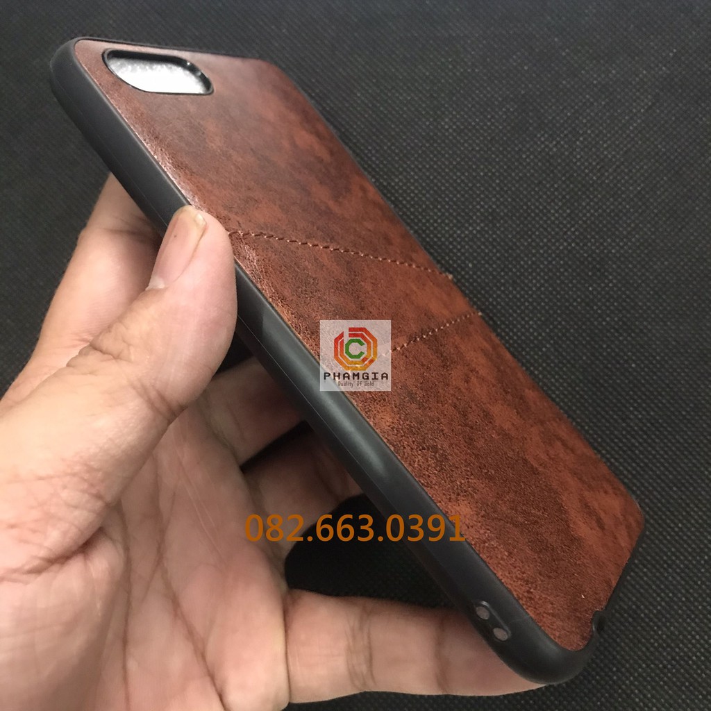 Ốp lưng da Realme C2/ Oppo A1K chất liệu da siêu mịn