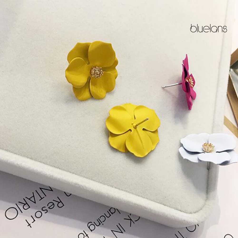 Hoa Tai Hình Hoa Nhiều Màu Sắc Thời Trang Mùa Hè Cho Nữ