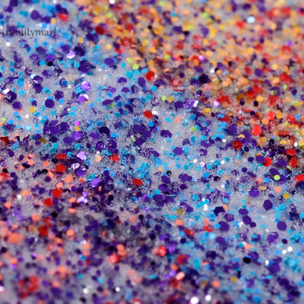 [Hàng mới về] Hộp bột kim tuyến trang trí móng màu sắc rực rỡ mini