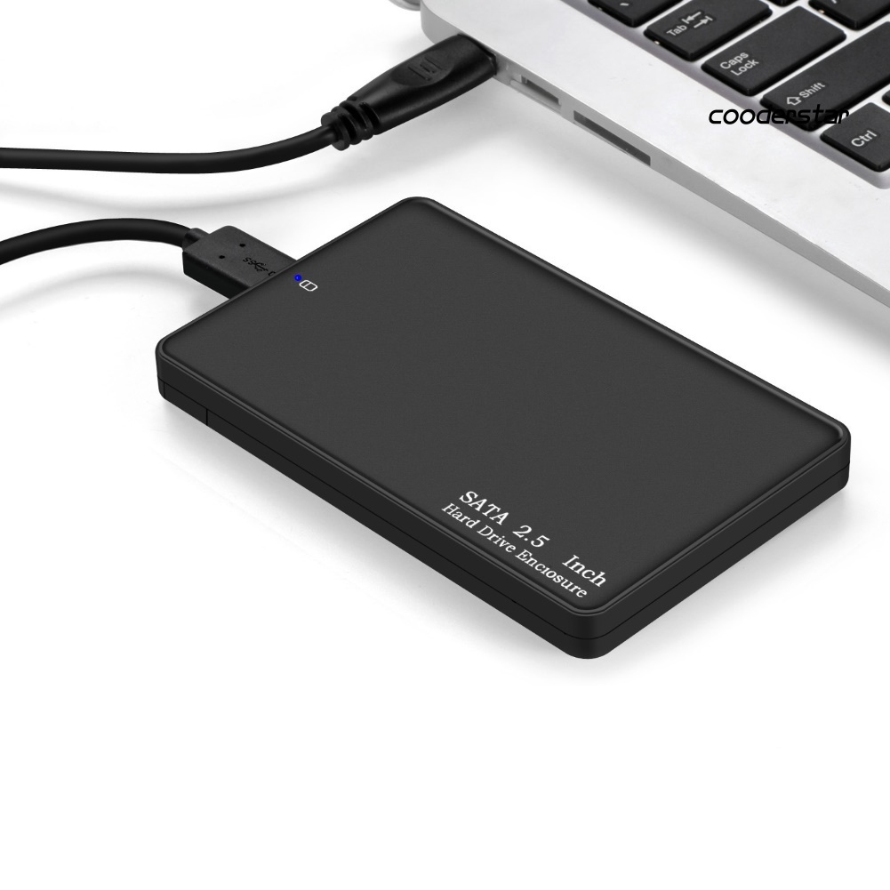 COOD-st USB 3.0 2.5inch SATA HDD SSD Enclosure External Hard Drive Disk Case Box for PC