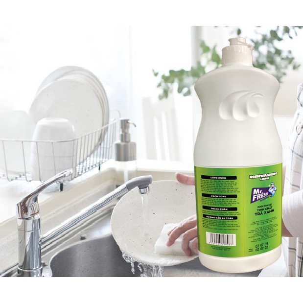 Nước rửa bát đậm đặc Mr Fresh Hàn Quốc 820ml