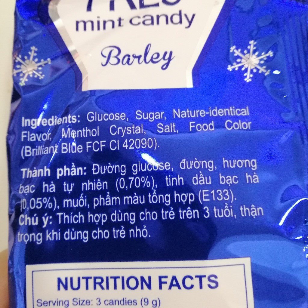 Kẹo The Bạc Hà Lúa Mạch Fres Barley Mint Candy