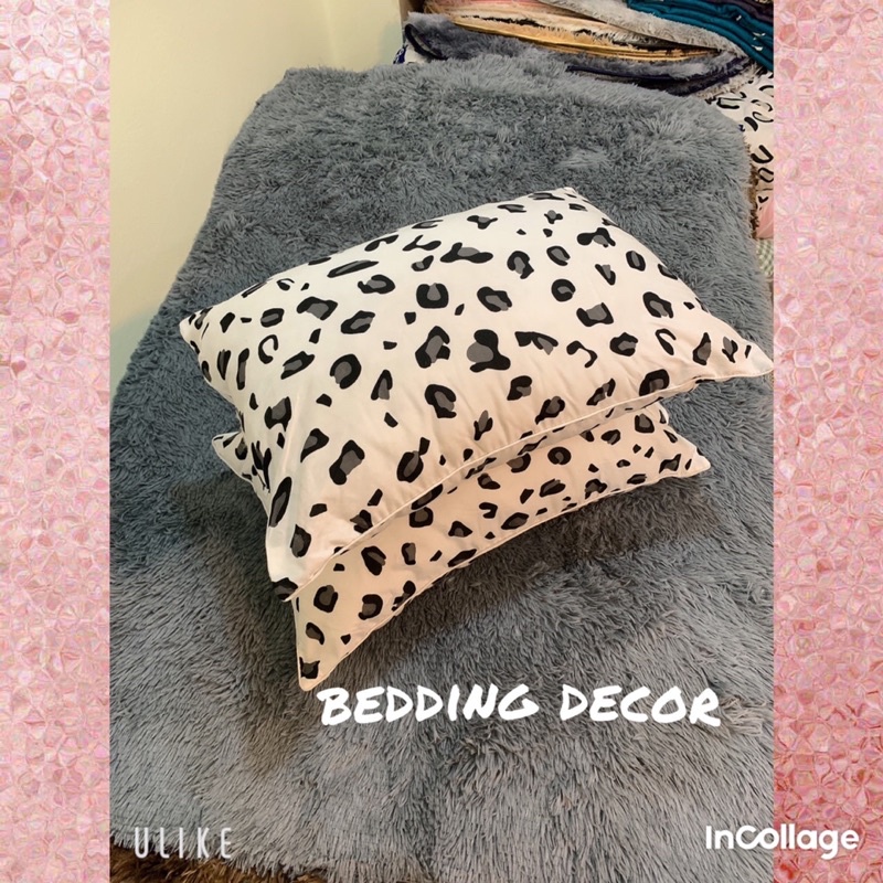 Ruột gối nằm bông sơ tinh khiết kích thước 40-65cm vỏ hoạ tiết da báo