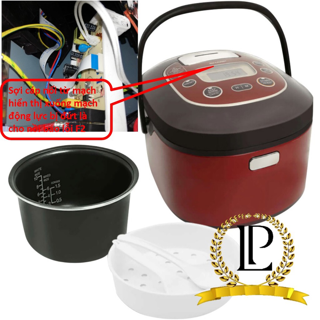 Cáp nồi cơm điện Sharp KS-18TH - cáp đặc trị lỗi F2 của nồi cơm điện Sharp KS-18TH