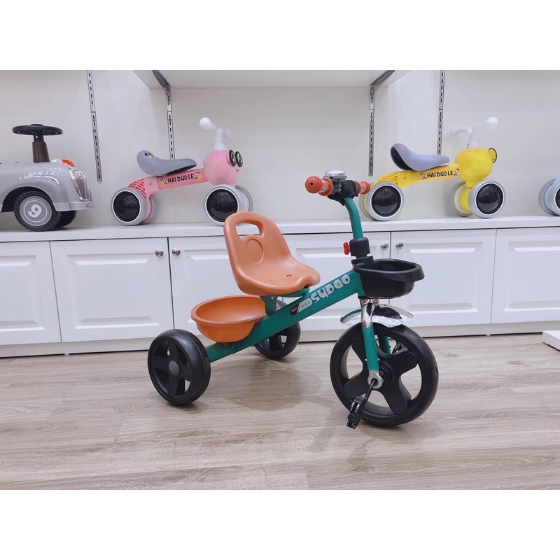 [Free Ship] Xe đạp 3 bánh SYD-903, xe đạp trẻ em có bàn đạp có giỏ để đồ đằng sau dành cho bé từ 2 đến 6 tuổi