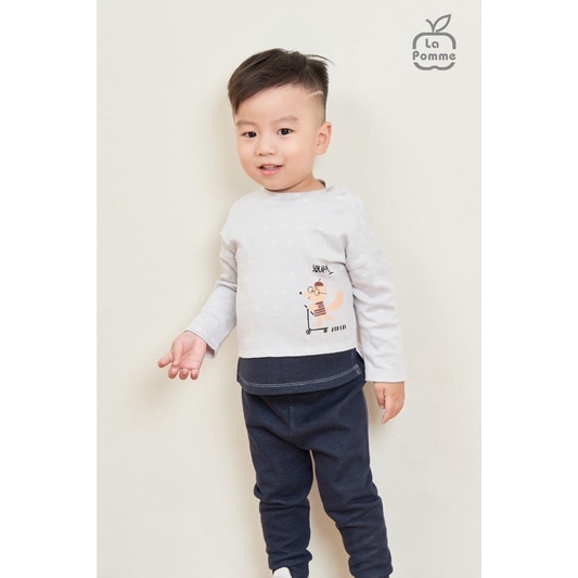Bộ dài tay La pomme Scooter &amp; Squirrel 6M-5Y