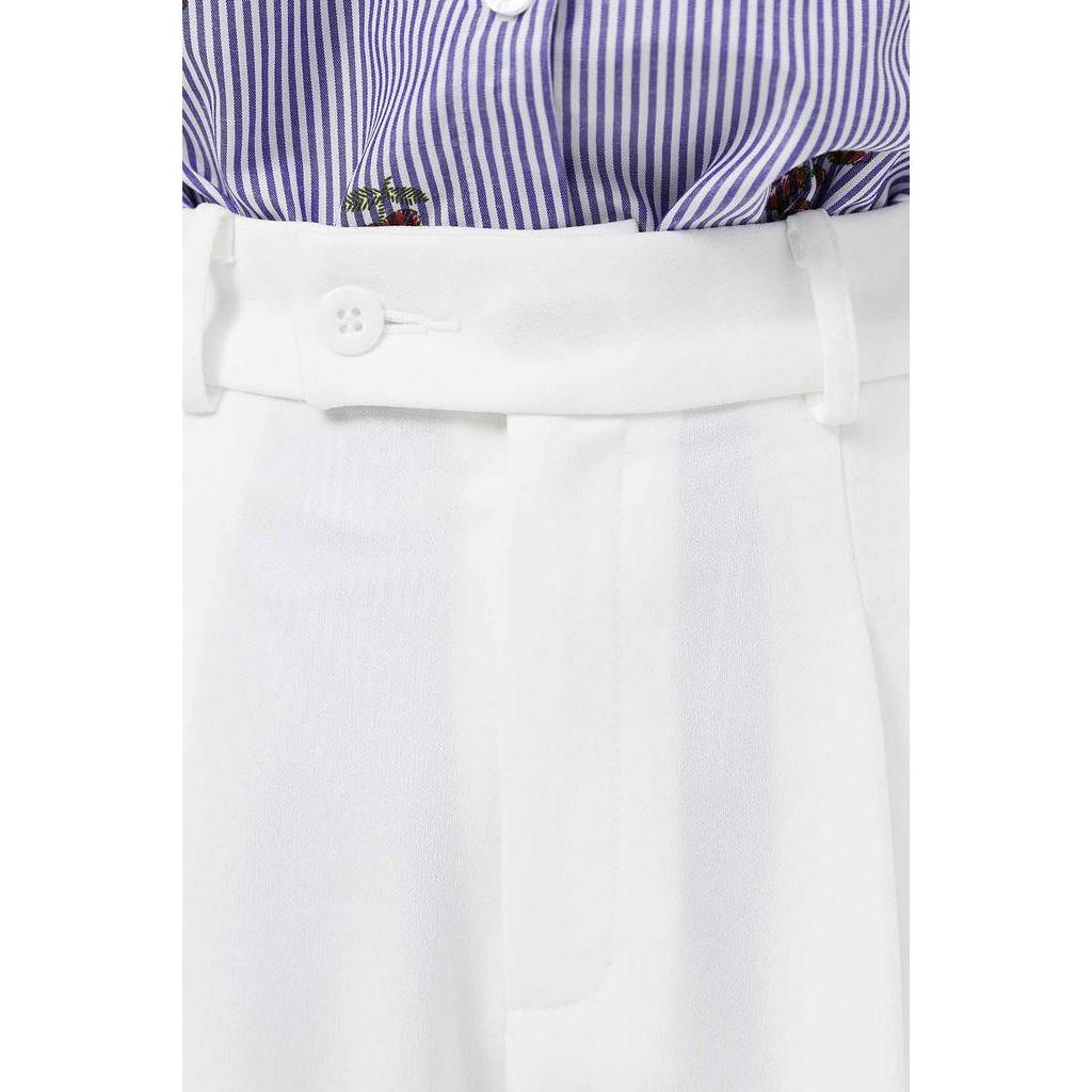 Quần Ống Rộng VIENNE TRAN Cạp Cao Chun Sườn Co Dãn Công Sở V64W21Q001