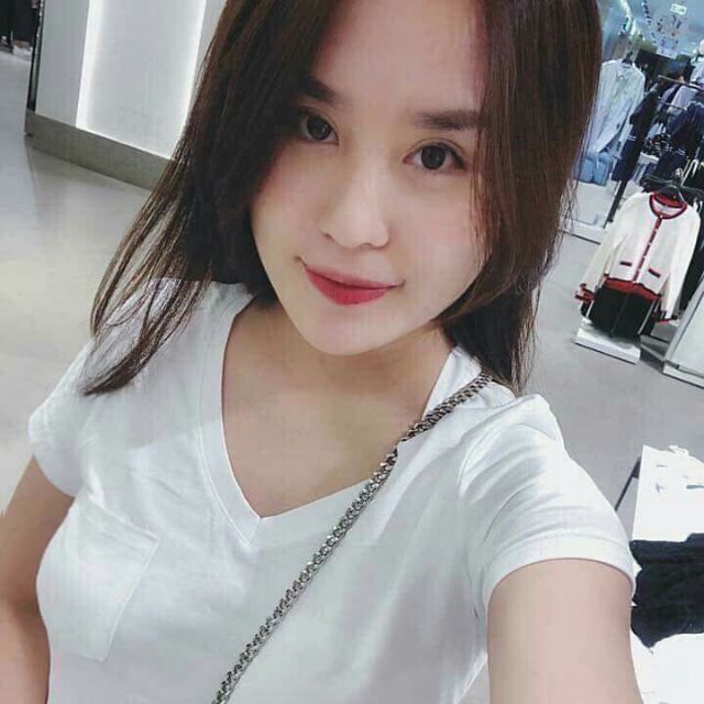 Áo Thun Cổ Tim (XẢ HÀNG)