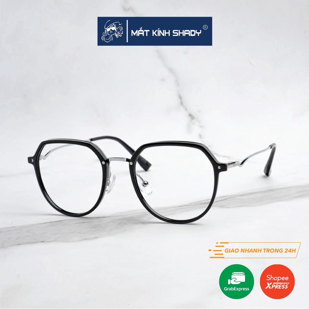 Gọng Kính Cận Hợp Kim Và Nhựa Shady Unisex G2267 (Nhiều Màu)