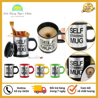 Cốc Pha Cà Phê Thông Minh Tự Khuấy Self Stirring Mug, Dùng Pin Tiện Dụng