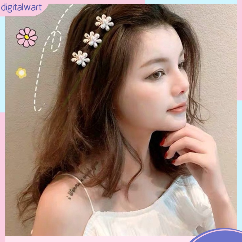 Kẹp Tóc Hình Hoa Đính Ngọc Trai Nhân Tạo Thời Trang Dành Cho Bạn Nữ