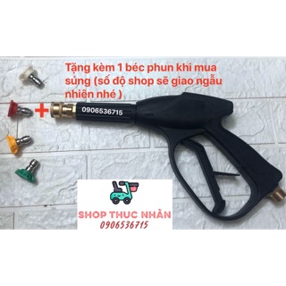 Súng xịt rửa áp lực cao tặng kèm 1 béc phun
