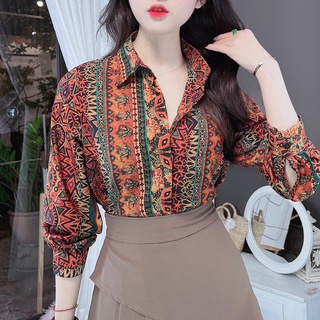 Áo sơ mi nữ tay dài lụa mango mềm mượt CHUU A8069