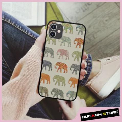 Ốp lưng iphone SAMSUNG elephants collage art kinetic art cute mềm  cho các dòng iPhone PAP20210931