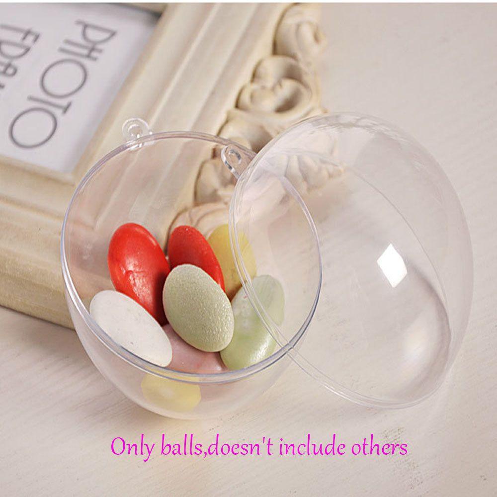 Set 20 Hộp Nhựa Trong Suốt Đựng Kẹo Trang Trí Tiệc Cưới