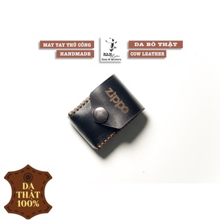 Bao Zippo màu đen bóng