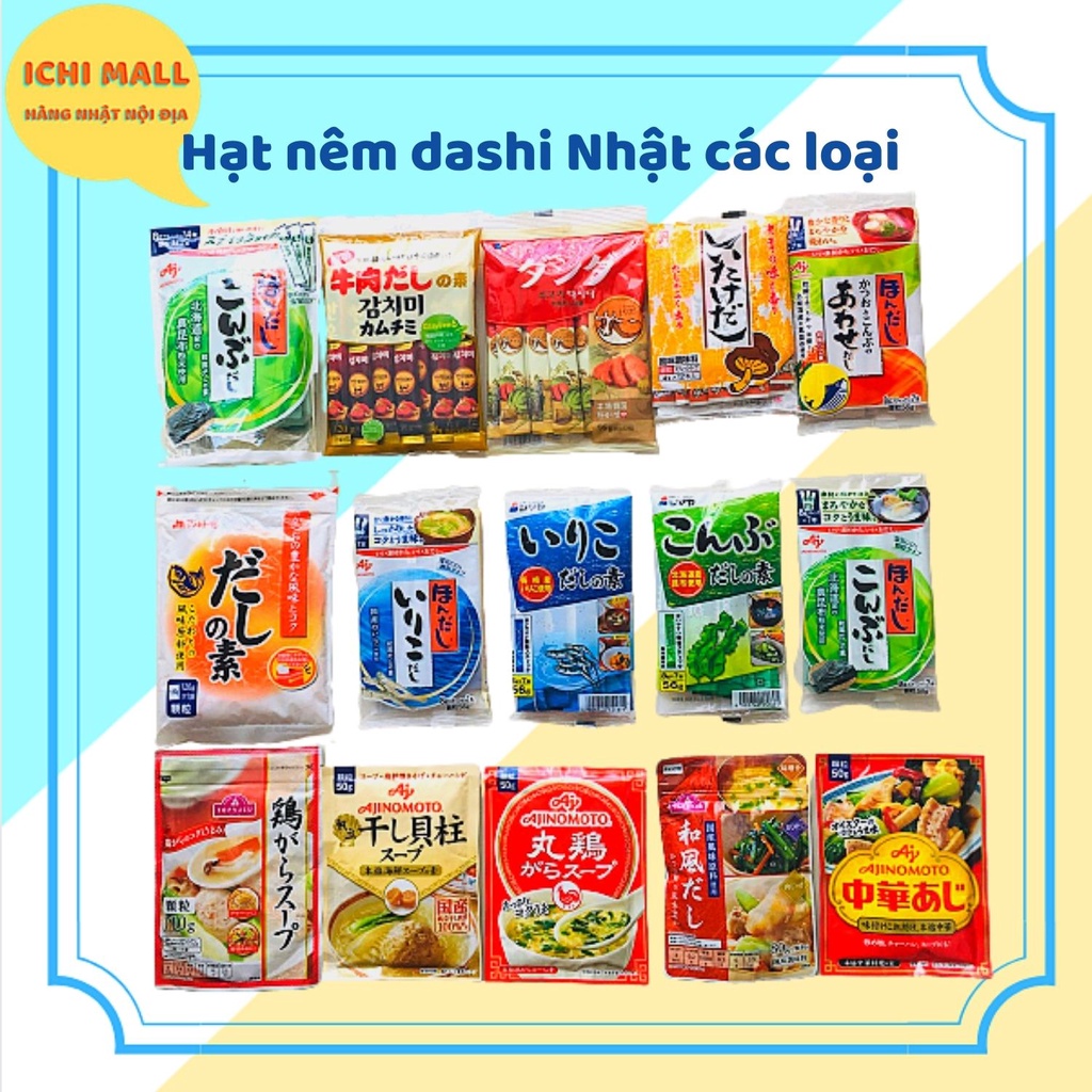 HẠT NÊM CÁC LOẠI CHO BÉ (DATE 2023)
